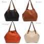 Women Big Casual Shoulder Bags PU Leather Shopping Totes