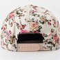 Floral Flower Hip Hop Snapback Hats Flat Adjustable Baseball Cap