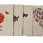 Bird Printed Cushion Cover Invisible Zipper Pillowcase 45*45CM