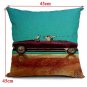 Cartoon Cute Dog Driving Cotton Pillow Case Home Office Pillowcase