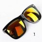 Retro Polarized Lens Rivet Sunglasses Mirrored Glasses For Male Female