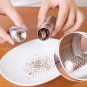 Stainless Steel Thumb Push Salt Pepper Spice Sauce Grinder Stick Tool