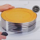 9-12Inch Stainless Steel Circle Mousse Ring Size Adjustable Cake Mould