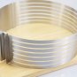 9-12Inch Stainless Steel Circle Mousse Ring Size Adjustable Cake Mould