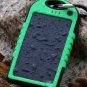 5000mAh Waterproof Shockproof Solar Panel Power Bank For iPhone6