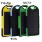 5000mAh Waterproof Shockproof Solar Panel Power Bank For iPhone6
