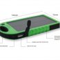 5000mAh Waterproof Shockproof Solar Panel Power Bank For iPhone6