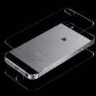 Front & Back Gorilla Glass Tempered Screen Protector For iPhone 5 5S
