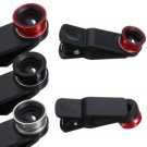 3 In 1 Fisheye Lens Wide Angle Macro Lens For iPhone Cellphone