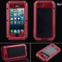 Waterproof Shockproof Aluminum Tempered Glass Cover Case For iPhone 5