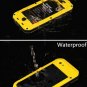 Waterproof Shockproof Aluminum Tempered Glass Cover Case For iPhone 5