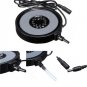 Aquarium Fish Tank Round LED Up Air Bubble Light Lamp Air Stone