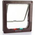4 Way Safe Flap Suitable Locking Pet Door for Cat Small Dog