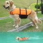 Orange Light Weight Pet Dog Life Jacket Swimming Safety Vest