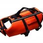 Orange Light Weight Pet Dog Life Jacket Swimming Safety Vest