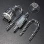 U Shape Aquarium CO2 Diffuser Check Glass Tube Suction Cup