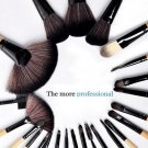 32 pcs Brown Eyeshadow Eyebrow Blush Makeup Brushes Cosmetic Set