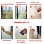 45x100cm Droplet Pattern Sliding Door Glass Window Sticker Removable