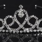 Silver Crystle Wedding Bridal Tiara Alloy Crown Bride Head Band