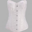 Women White Corset Bustier Wedding Dress