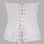 Women White Corset Bustier Wedding Dress