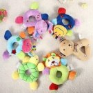 Baby Plush Soft Stuffed Animal Model Hand Bell Wrist Rattle