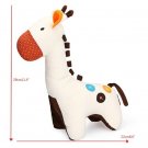 Baby Infant Kids Cute Animal Giraffe Bed Bell Ring Plush Doll Toy