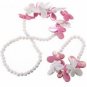 Beads Flower Butterfly Jewelry Set Necklace Bracelet
