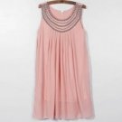 Pregnant Women Maternity Chiffon Summer Pleated Dresses