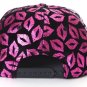 Unisex Lips Pattern Hats Hip Pop Baseball Cap Snapback Flat Peak