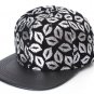 Unisex Lips Pattern Hats Hip Pop Baseball Cap Snapback Flat Peak