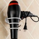 Aluminium Bathroom Wall-mounted Hair Dryer Storage Holder