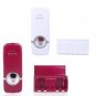 Automatic Auto Toothpaste Dispenser and 5 Toothbrush Holder Set