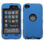 Heavy Duty Tough Impact Hybrid Hard Case Cover For iPod Touch 4