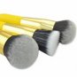 8PCS Soft Synthetic Powder Foundation Lemon Cosmetic Makeup Brush Set