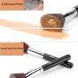 MSQ 10Pcs Black Goat Hair Makeup Cosmetic Brushes Set Kit