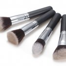 4pcs Fiber Cosmetics Makeup Blush Loose Powder Brush Set