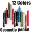 12 Colors Cosmetic Makeup Eye Lip Liner Pencil Pen Eyebrow Eyeliner Set Tool