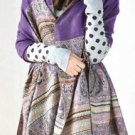 Bohemian Style Fringed Scarf Shawl