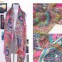 Women Scarf Lady Chiffon Print Silk Long Neck Scarf Pashmina Shawl