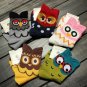 1Pair Women Socks Warm Cotton Owl Pattern Cartoon Cute Hosiery