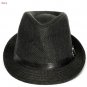 Unisex Braid Fedora Trilby Gangster Cap Beach Sun Straw Panama Hat