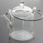 350ml Borosilicate Glass Teapot Heat Resistant For Blooming Tea