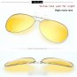 Polarized Sunglasses Clip Sun Glasses Driving Night Vision Lens