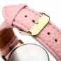 Roman Number Rhinestone PU Band Quartz Watch