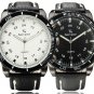Super Speed Big Dial PU Band Quartz Watch