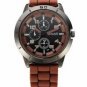 Silicone Band Big Dial 5 Colors Quartz Watch