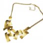 Vintage Cross Alloy Pendant Snake Chain Bib Choker Necklace For Women