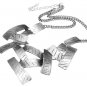 Vintage Cross Alloy Pendant Snake Chain Bib Choker Necklace For Women