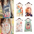 Sweet Women Girls Chiffon Sleeveless Shirt